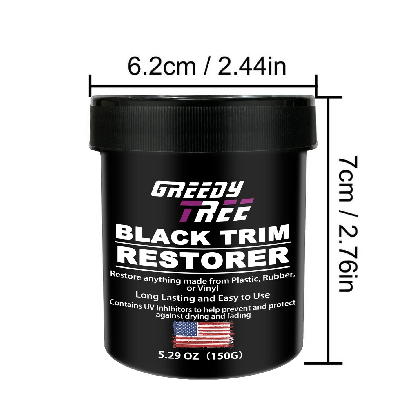 Automotive Plastic Repair Agent-Interior and Exterior Plastic Polishing Wax, Scratch Repair Anti-Aging Cream, Suitable for Tires