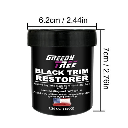 Automotive Plastic Repair Agent-Interior and Exterior Plastic Polishing Wax, Scratch Repair Anti-Aging Cream, Suitable for Tires