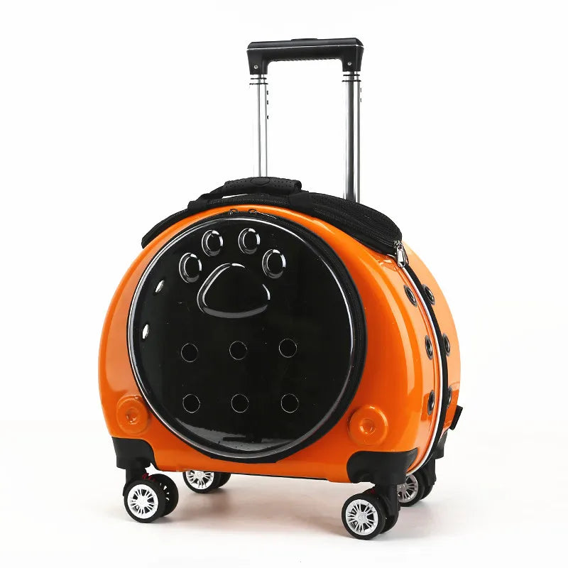 Pet Luggage, Transparent Space Capsule, Multi-purpose Backpack, Cat Bag, Large Capacity, Two Portable Small Dogs, Outdoor Bag