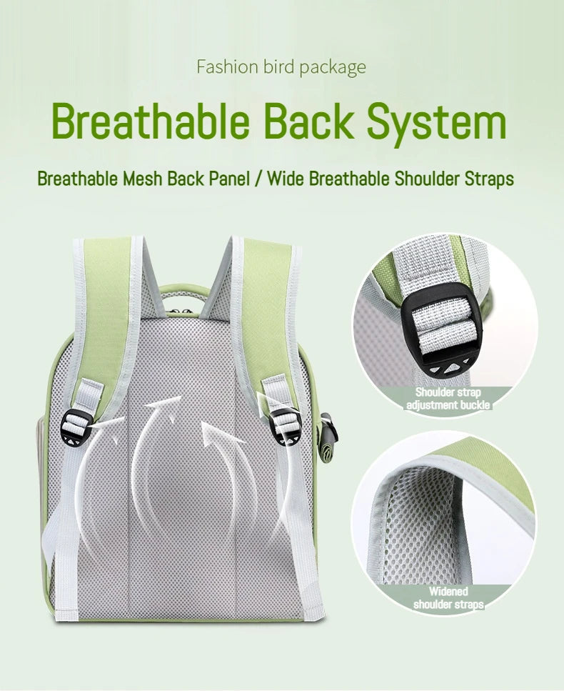 Breathable Portable Cat Carrier Transparent Large-Capacity Waterproof and Wear-Resistant Travel Backpack for Pets Foldable
