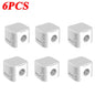 3/6/12Pcs/Set Magnetic Cable Clips Cable Organiser Adjustable Cord Holder Under Desk Organizing Cable Management Holder