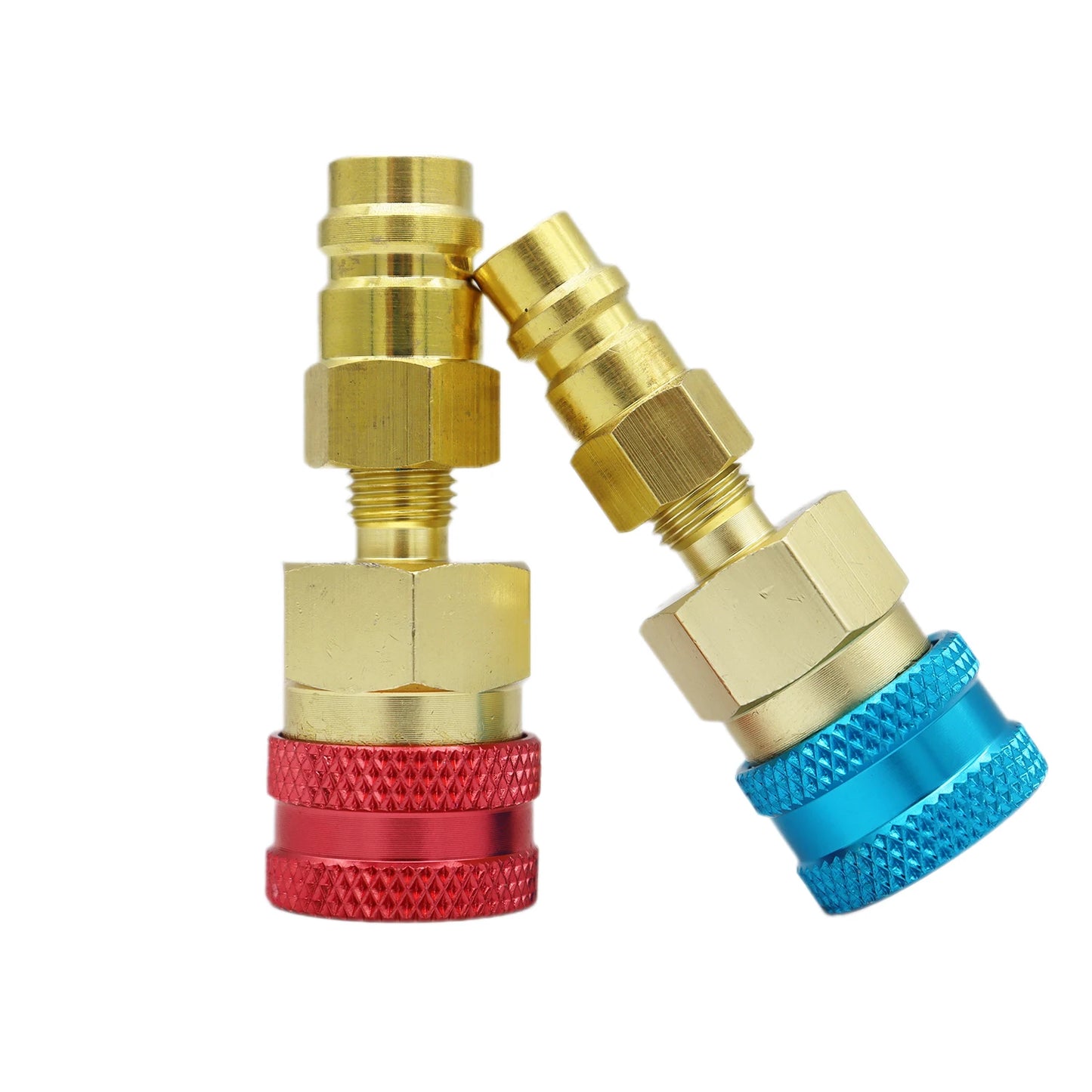 2PCS Air Conditioner Quick Connector R1234YF/R12 to R134A Quick Connectors Adapters Car Airconditioning Fitting Car Tools