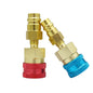 2PCS Air Conditioner Quick Connector R1234YF/R12 to R134A Quick Connectors Adapters Car Airconditioning Fitting Car Tools