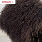 Collarless Tibetan Lamb Fur Coat Genuine Sheep Wool Jacket Natural Sheepskin Coat Luxury New Arrivals Women's Clothing