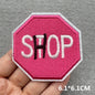 Cartoon Embroidered Patches For Clothing Slogan Letters Embroidery Patch For Clothes Iron On Patches On Clothes Jackets DIY