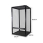 Reptile Terrarium Tall Landscape Ecological Tank Metal Mesh Door Breeding Cage Front Opening Reptile Rainforest Habitats