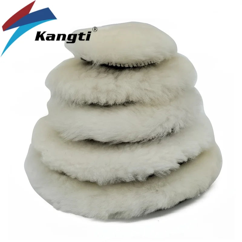 Wool Polishing Pad car polishing pad 3"4"5"6"7" inch polish waxing pads Wool Polisher Bonnet For Car paint Care