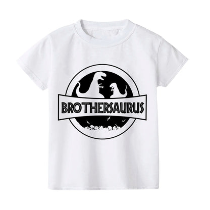 Family Matching Outfits Dinosaur Print Family Clothes Daddy Mommy Son Daughter Shirt Baby Bodysuit Family Look Tee Family Shirts