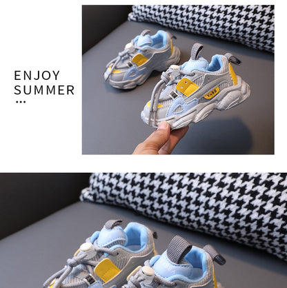 Size 21-36 Baby Toddler Shoes For Boys Girls Breathable Mesh Little Kids Casual Sneakers Non-slip Children Sport Shoes tenis