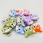 10pcs Silicone Cartoon Pacifier Clips Food Grade Silicone DIY Baby Teether Toy Necklace Pacifier Chain Dummy Clips