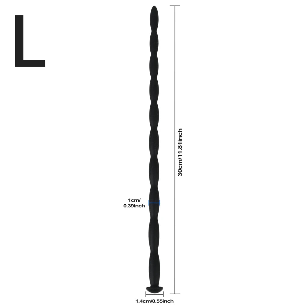5 Sizes Soft Silicone Urethral Dilator Horse Eye Stick Penis Rod Male Masturbation Blockage Stimulator Catheter Sex Toys for Men