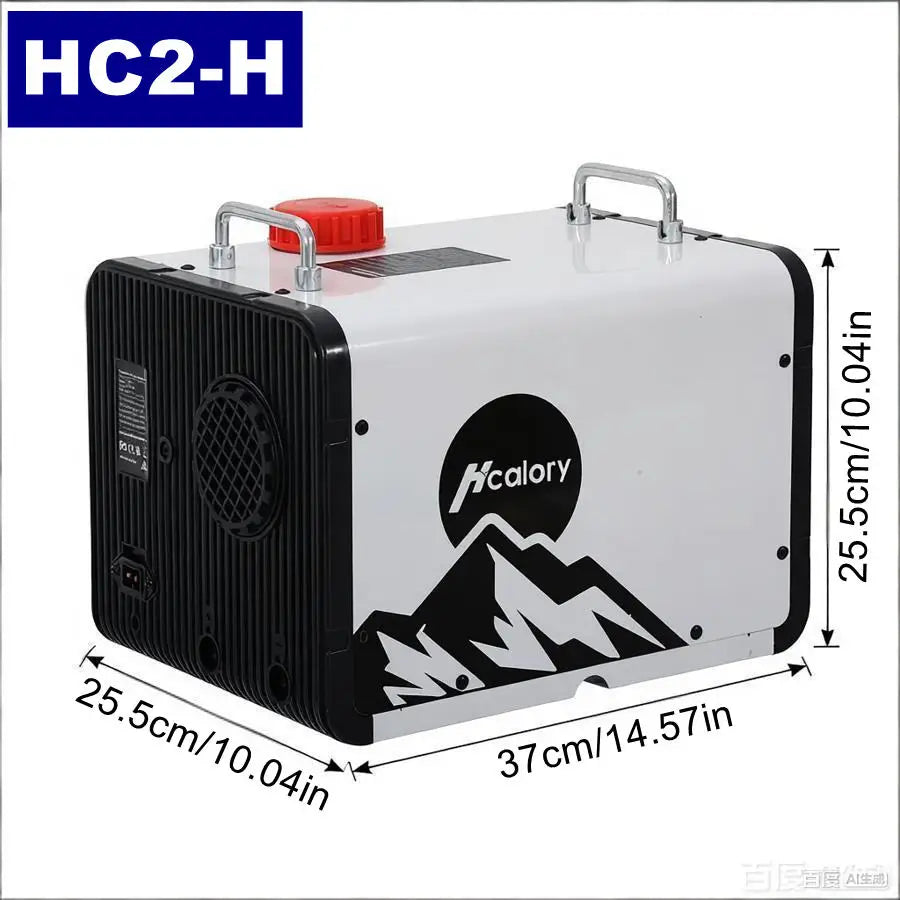 Hcalory HC2-H 8KW All-in-One Diesel Air Parking Heater DC12V/24V Portable Diesel Heater 0.12-0.45 L/h with Smart App Control & 220-240V Adapter