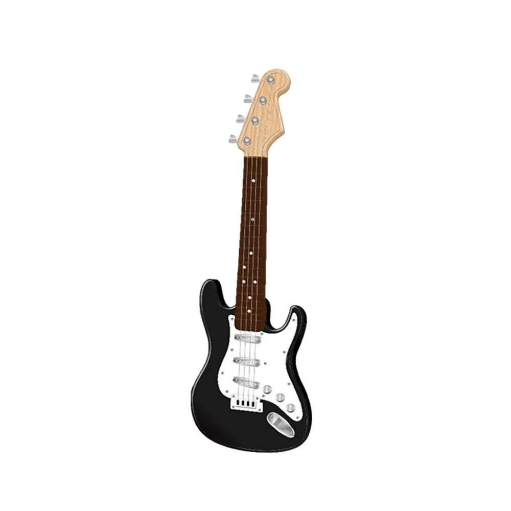4-string Children Electric Guitar Toy with Music Light Beginner Electric Guitar Ukulele Children's Toy Musical Instrument Gift