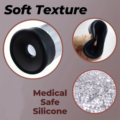 Male Manual Penis Pump Penis Enlarger Negative Pressure Vacuum Pump Big Dick Erection Enhancement Trainer Equipment Adult SexToy