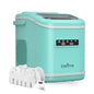 LOEFME Portable Ice Maker 1.4L 12kg/24H Fast Ice Cube Machine Self Cleaning Countertop Ice Maker for Home Kitchen Office Camping RV Party Bar Automatic Ice Making Machine Low Noise Energy Saving Easy Operation Large Capacity