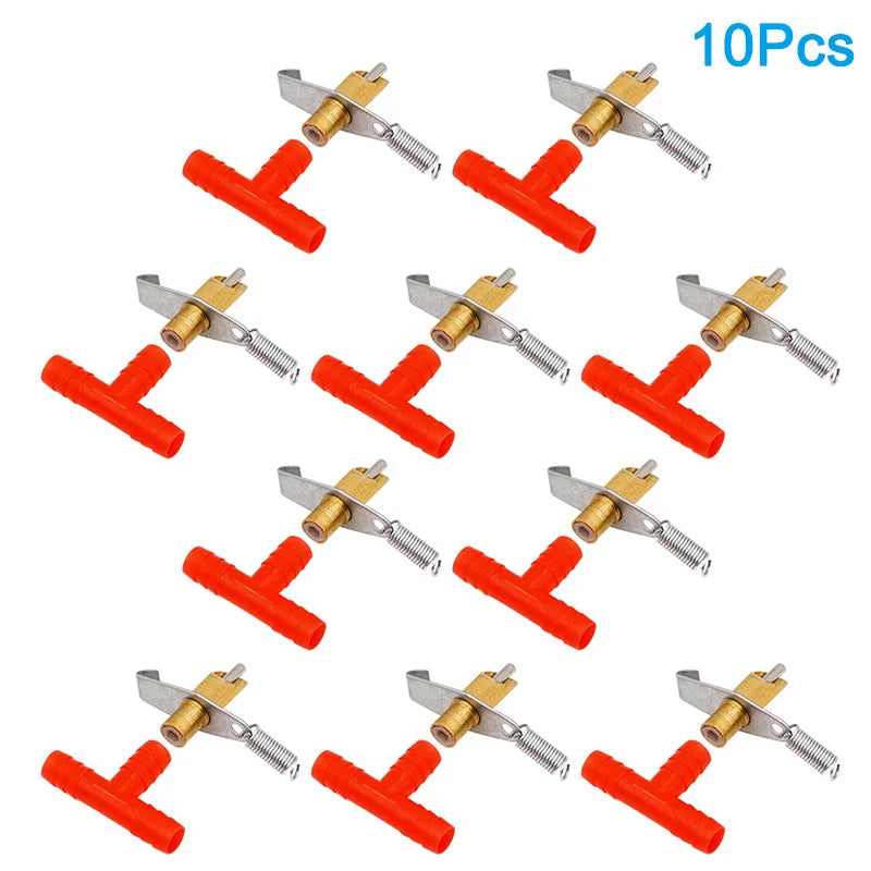 5/10/15/20Pcs Rabbits Drinker Nipple Automatic Feeding Water Nipples Pet Feeder Waterer For Rabbit Bunny Farm Rodents Animals