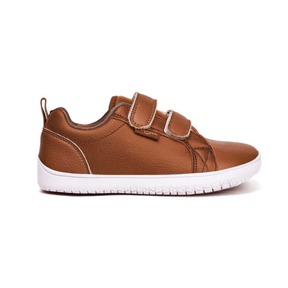 Boys Girls Barefoot Shoes Kids Wide Toe Minimalist Fashion Sneakers Lightweight Hook Loop Artificial Leather Walking Flats