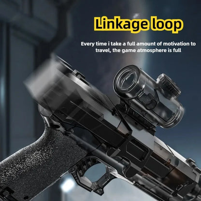 UMP45 Electric Water Gun Full Automatic Submachine with Light Large-Capacity Outdoor Beach Swimming Pool Shooting Game Kid Toy