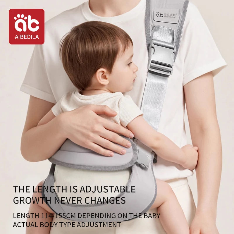 Baby Carrier Kids Waist Stool with Waist Protection Baby Strap Adjustable Front Holding Type Big Baby Carrier
