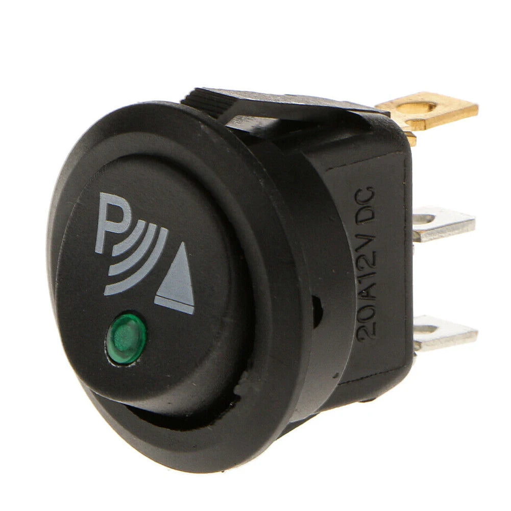 Car 3 Pin Rocker/Parking Off Switch Front Rear Walking Sensor Interior Accessory