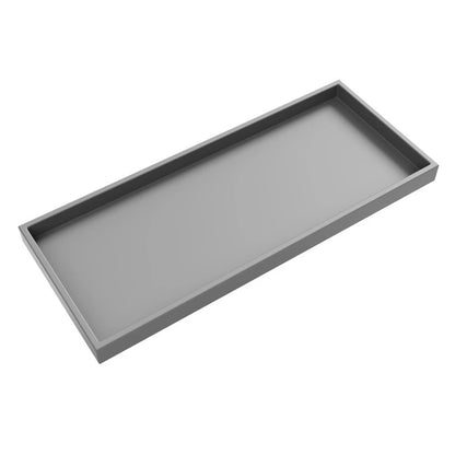 Bathroom Counter Tray Silicone Bathroom Vanity Tray Soap Dispenser Tray Countertop Storage For Dressing Tables