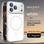 Luxury for Magsafe Magnetic Stand  Shockproof Phone Case for iPhone 17 Pro Max Air 16 Pro 15 14 13 Liquid Silicone Protect Cover