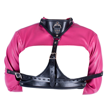 Female Leather Revealing Restraint Clothing Punk Style Couple Sex Bdsm