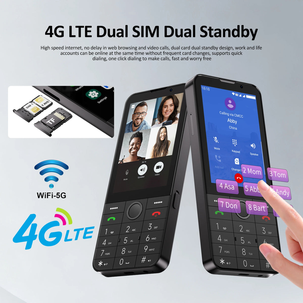 SERVO F26 PRO 3.5-inch Touch Screen Button Smartphone 4G LTE Dual SIM Android 11.0 2GB+16GB Play Store GPS Quick Dialing FM Flashlight Type-C Smart Phones