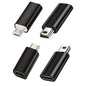 4 Pack USB C Adapter, 2 USB C Female to Micro USB Male Connector, 2 USB C to Mini 5-Pin USB Male Adapter