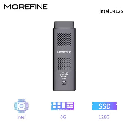 MOREFINE M1K Intel N5000 Pocket PC Win 11 LPDDR4 8GB 128GB/256GB SSD WIFI5 BT4.2 Intel UHD Graphics 4K HD Display Mini PC Stick