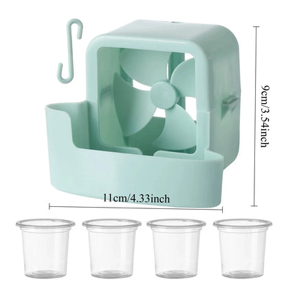 Fan Humidifier Cooler, Household Floor Fan with Water Cooling, Dorm Desktop Mini Air Conditioner Fan, Summer Heat Relief Small F
