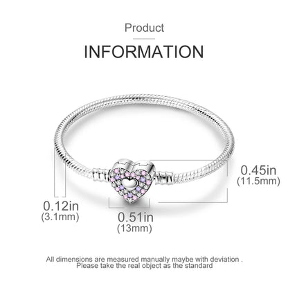 Bracelet Silver 925 Original 17-20CM Star Moon Sun Four Leaf Clover Green Zircon Bracelets Fit DIY Charms Birthday Jewelry Gifts