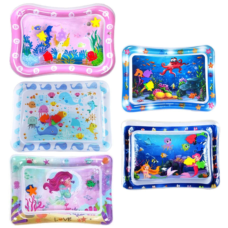 Baby Crawling Pad Water Pad Parent-child Water Toy PVC Inflatable Pad Children's Early Education Development Activity Toy