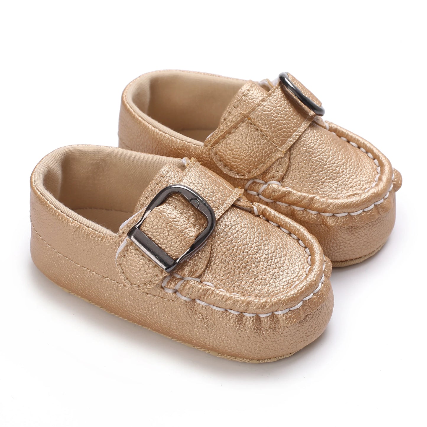 HAIZHIW 0-18M Baptism Newborn Baby Prewalker Girls Boys Casual Shoes Leather Non-Slip Soft-Sole Infant Toddler First Walkers