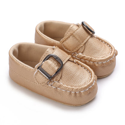 HAIZHIW 0-18M Baptism Newborn Baby Prewalker Girls Boys Casual Shoes Leather Non-Slip Soft-Sole Infant Toddler First Walkers