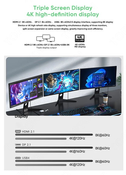 Topton Gaming Mini PC AMD Ryzen AI 9 H 465 HX 370 AI 7 PRO 350 ES USB4 2x2.5G LAN NVMe Windows 11 Office Desktop Computer WiFi6E