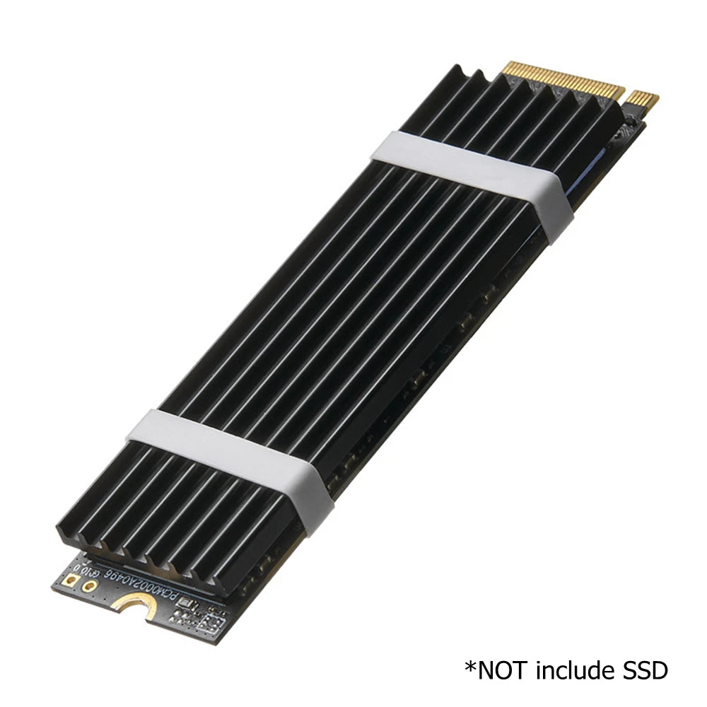 1set M.2 SSD Heat Sink NVME NGFF M.2 2280 Solid State Hard Disk Aluminum Heatsink Cooler Radiator Thermal Cooling Pad for PS5 PC