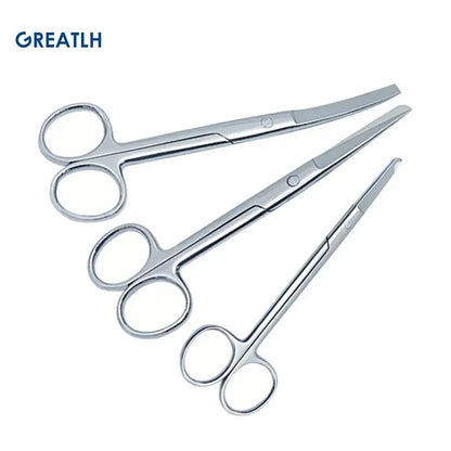 Stainless Steel Remove Suture Scissors Nurse Scissors Stitch Scissors Medical Surgical Tool Straight/Curved 1pcs