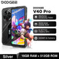 Global Version DOOGEE V40 Pro 5G Rugged Phone 6.78" Display 16GB+512GB Dimensity 7300 200MP AI Camera 8680mAh 33W Fast Charger