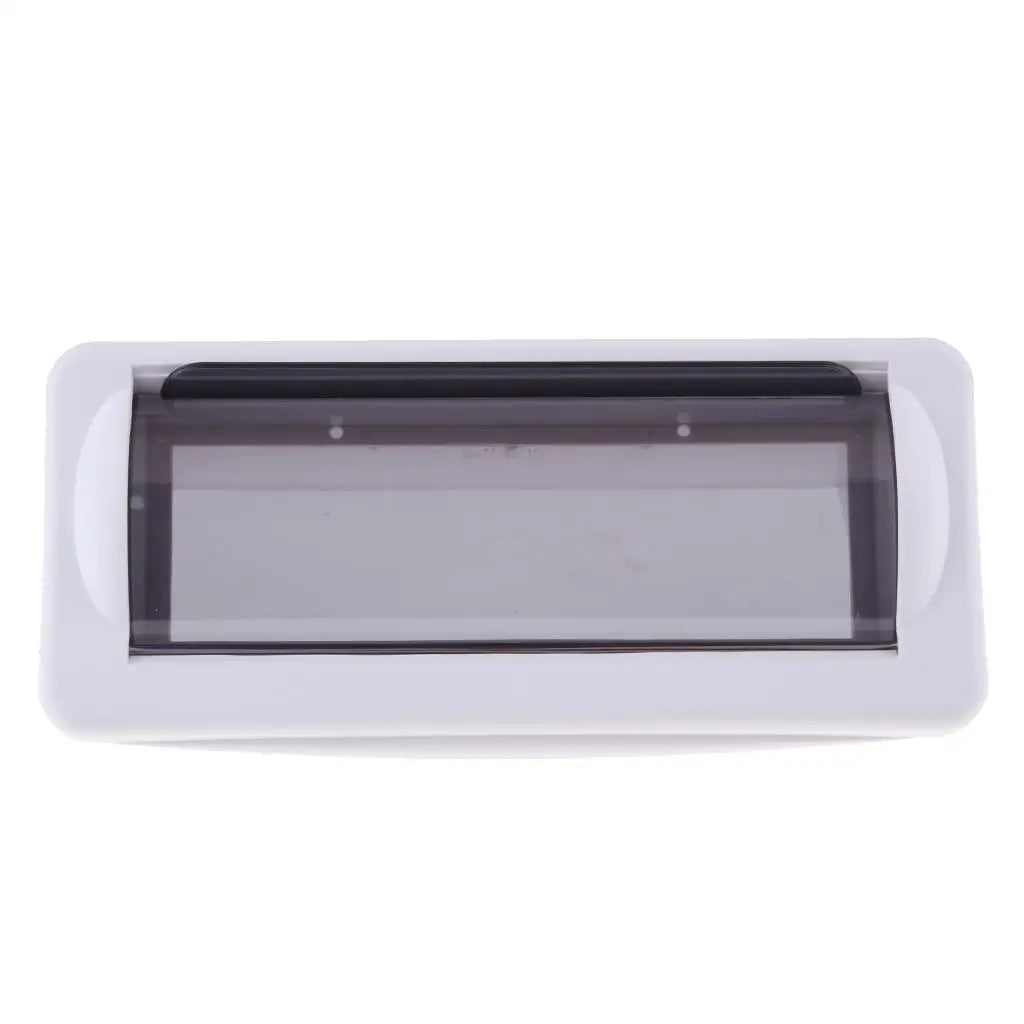 Marine Boat Waterproof Stereo Radio Housing Cover with Mount, White