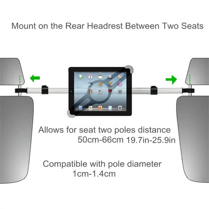 Car Tablet Headrest Holder for 7-13" Tablets Adjustable Car Back Seat Headrest Tablet Mount Stand Road Trip Essentials for Kids