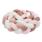 1-4M Baby Bumper Bed Braid Knot Pillow Cushion Bumper for Infant Crib Protector Cot Bumper Room Decor Crib Bedding Braid Set