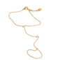 Yhpup Trendy Stainless Steel Zircon Beads Back of Hand Chain Finger Bracelet Fashion Chic Sexy Jewelry Waterproof Wholesale Gift