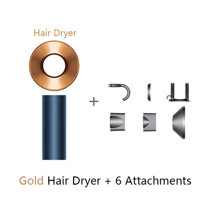 Ion Hair Dryer with Curls Diffuser 5 In 1 Super Ionic Hairdryer Woman Electric Barber Blower Leafless Dry Professional Machine