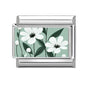 2025 Women's Fashion Colorful Flowers Oil Painting Style Series Italian Charms Fit 9mm Stainless Steel Bracelet DIY Jewelry Gift