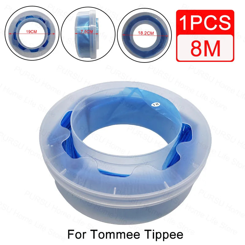 Diaper Pail Garbage bag Compatible with Tommee Tippee Sangenic Simplee and Twist&click and Sangenic Tec Pail Replacement Bag