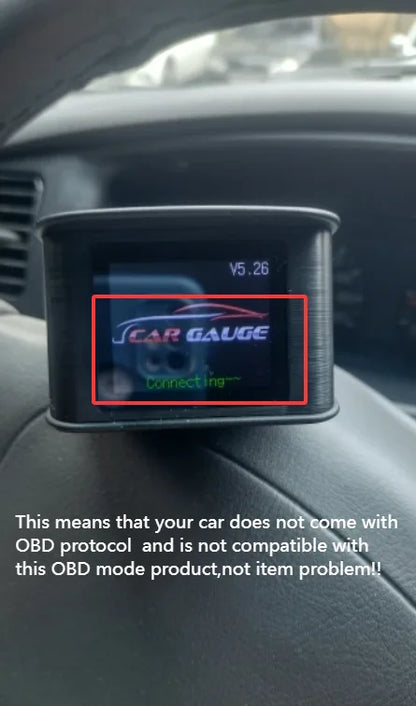 HD P10-PRO OBD2 HUD Car Head Up Display Digital Speedometer Auto On-board Computer With Speed RPM Temperature Voltage Alarm