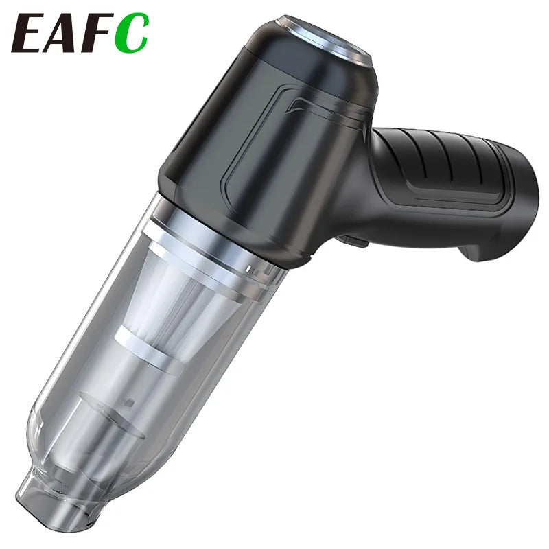 EAFC 12000PA Car Wireless Vacuum Cleaner Strong Suction Handheld Wet Dry Auto Vacuum Home & Car Dual Use Mini Home Appliance