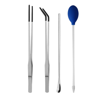 Stainless Steel Reptile Feeding Long Tongs Tweezers For Reptile, Lizards, Spider, Tarantula, Hedgehog, Snake, Aquarium