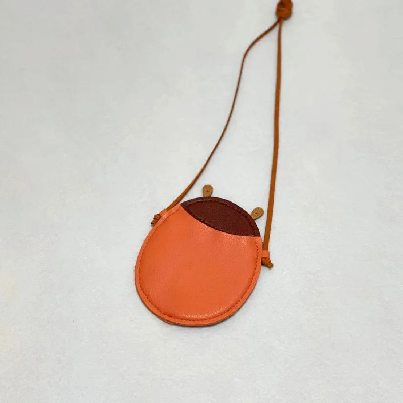 Cartoon Cute Kids Mini Bags for Toddler Girls Pumpkin / Pear / Ladybug Crossbody Bag Kawaii Baby Children's Small Handbags Gift